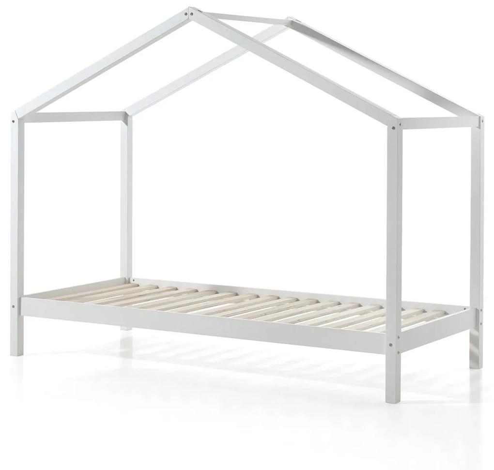 Baby Nora Dallas Bed Zh Wit - Dallas, Huisbed, Hout, Wit, Kinderbed - 210.5 x 97 x 170cm - Vipack