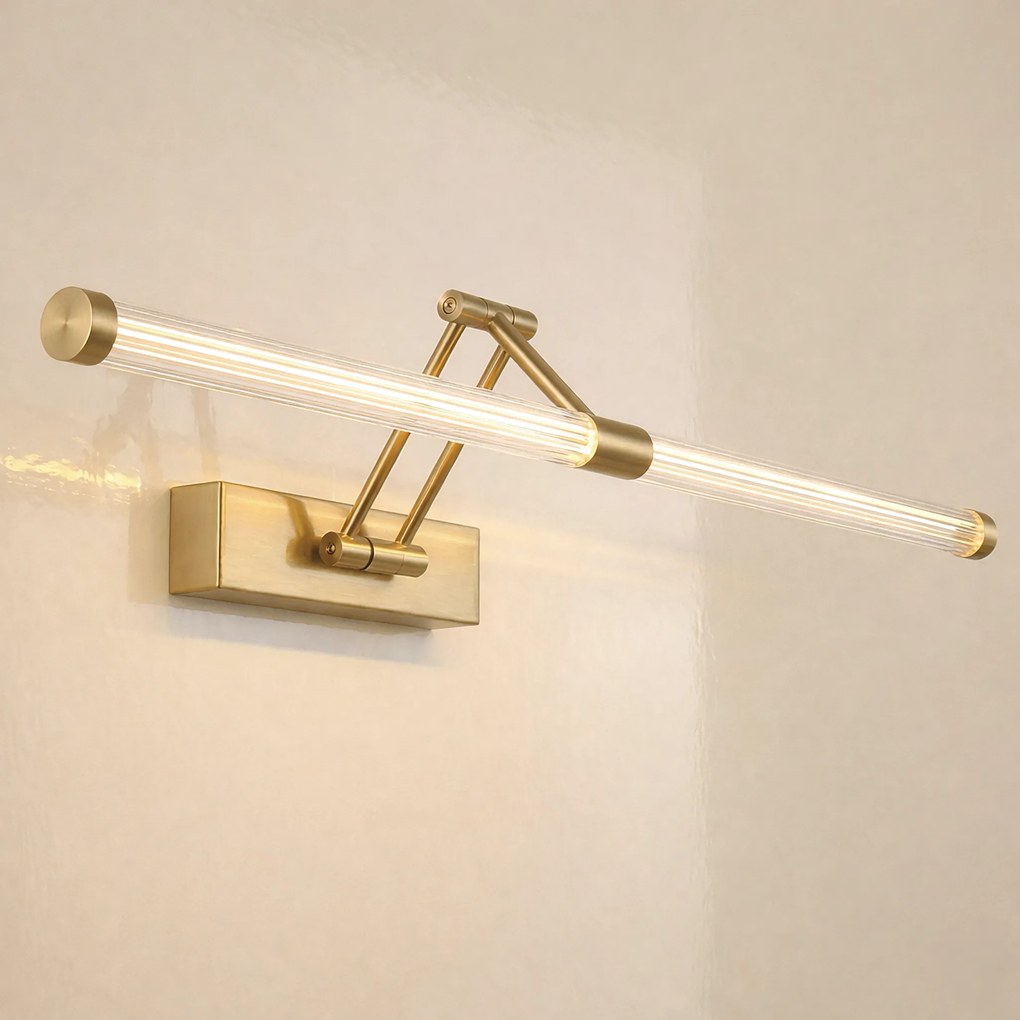 Badkamer LED-wandlamp APP1900-1W 60cm BRUSH GOLD