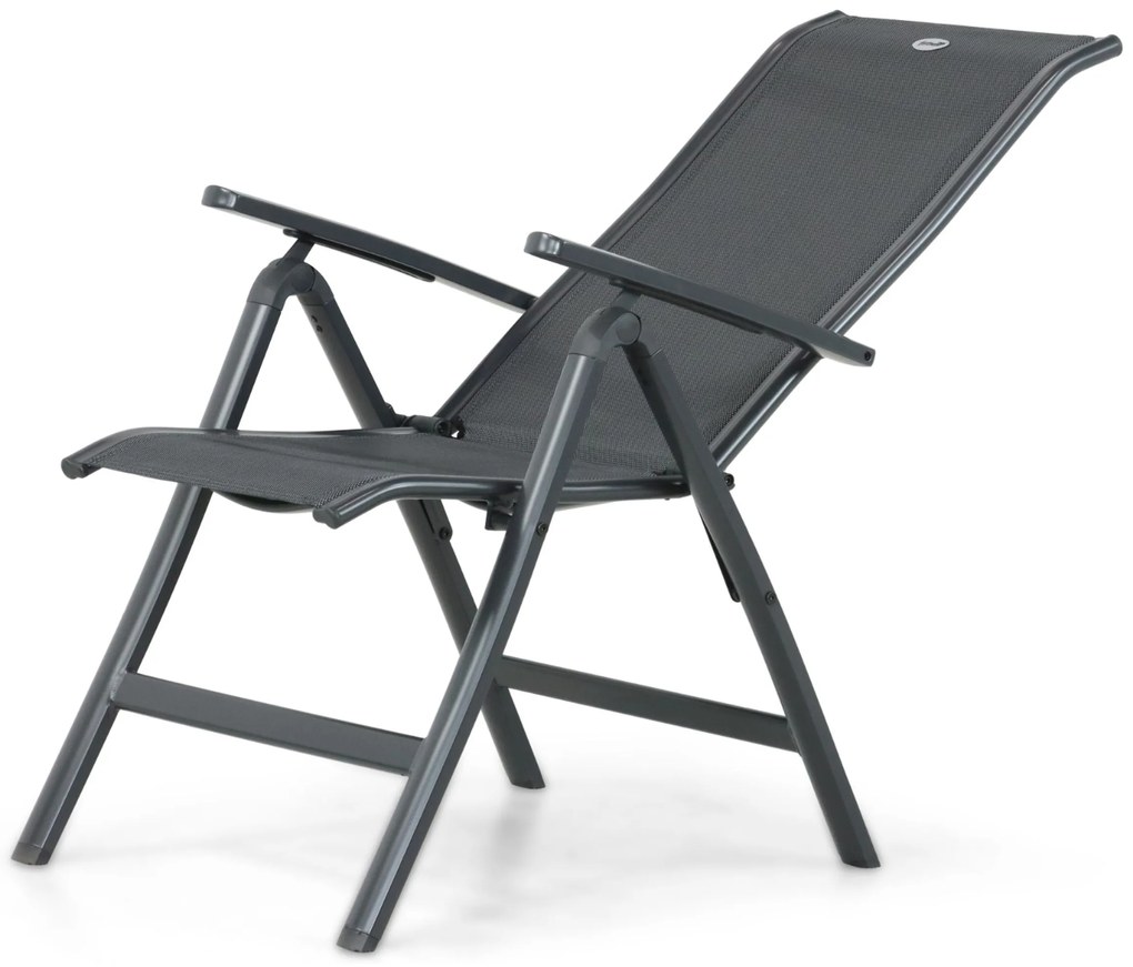 Tuinset 6 personen 210 cm Aluminium/textileen Grijs Hartman Alice/Venustas