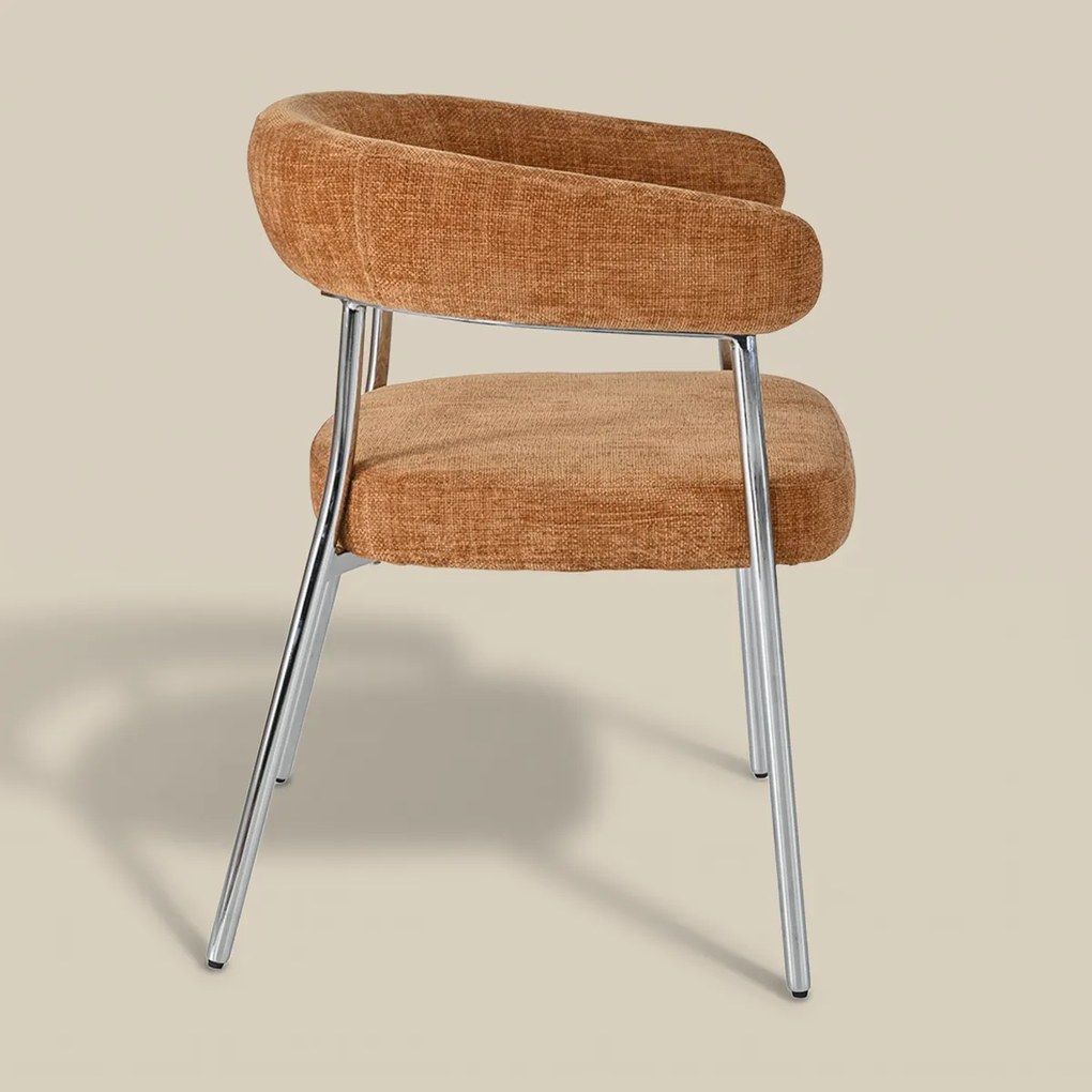 Retro Eetkamerstoel Chroom