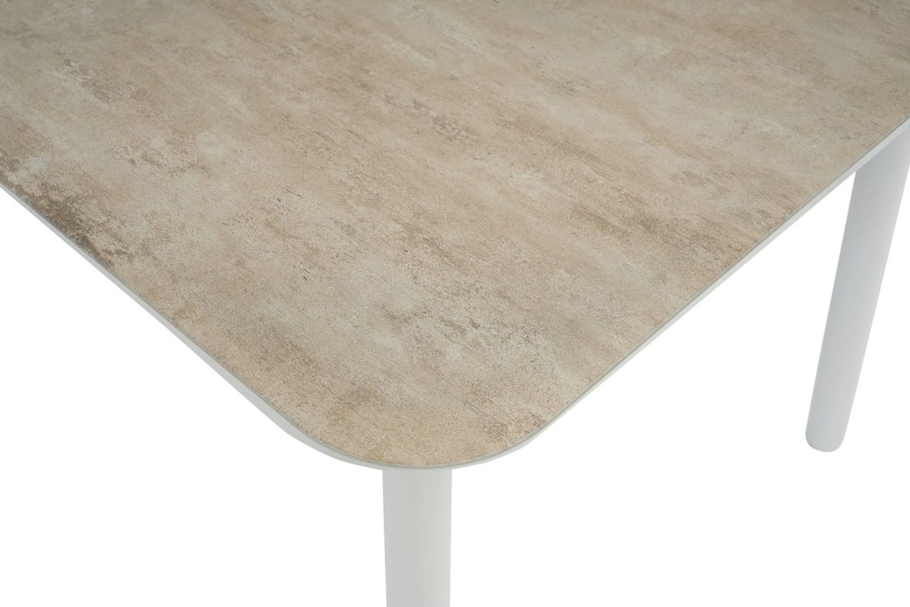 Dining Tuintafel rechthoekig 160x90 cm Wit Tavona