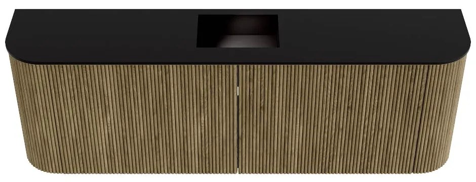 Mondiaz Joya 125cm toiletmeubel ronding links/rechts dusk met wastafel faye midden 1 kraangat urban
