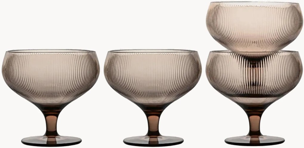 Champagneglazen Billi, 4-delig