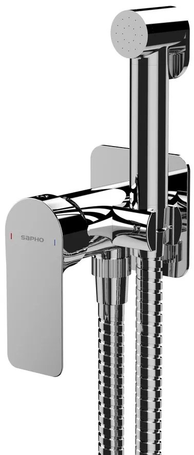 Sapho Pax wandbidet mengkraan met handdouche chroom