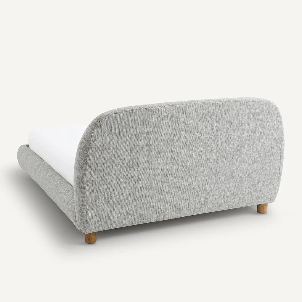 Organisch bed met bedbodem, Aude design E.Gallina