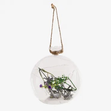 Set van 4 hangende kristallen bollen met LED-licht Clementine Ø12 cm - Sklum