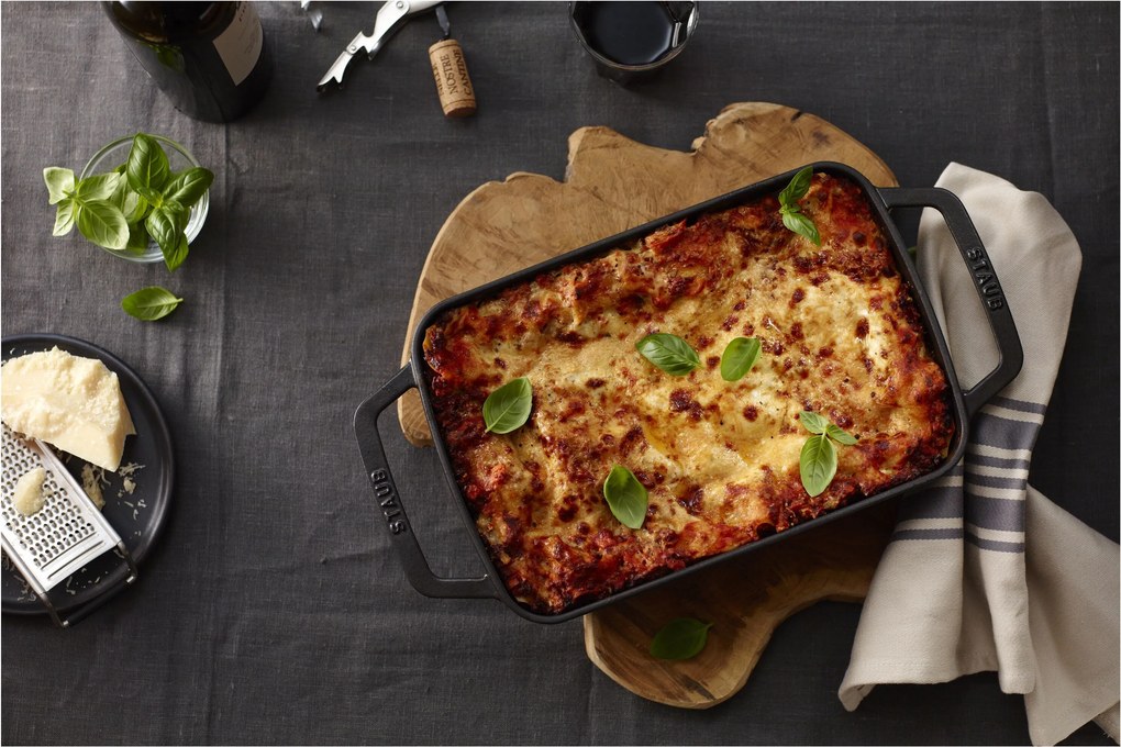 Staub Specialities Ovenschaal 30 cm, Rechthoekig, Zwart - Specialities - Staub