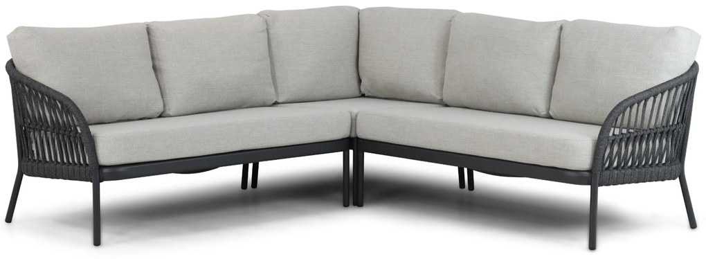 Hoek loungeset 5 personen Aluminium/rope Grijs  Coco Puerto/Montana