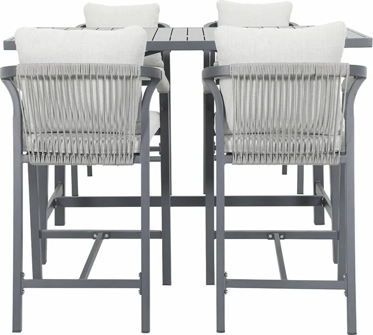 Garden Impressions Tarera bar tuinset 5-delig - donker grijs