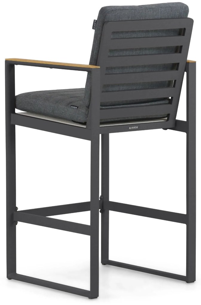 Barstoel Aluminium Grijs-antraciet Lifestyle Garden Furniture Faro