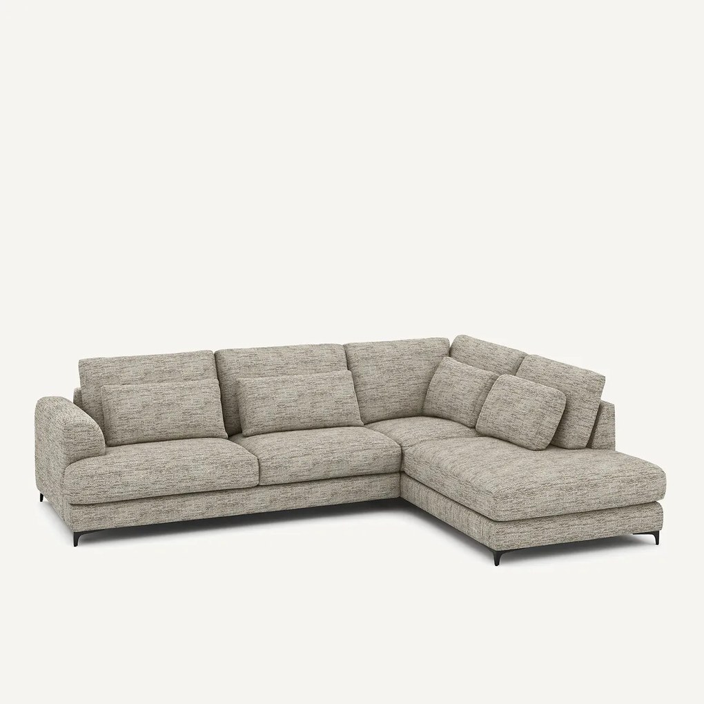 Hoekslaapbank rechts, in gestippeld visgraatmotief, Marsile