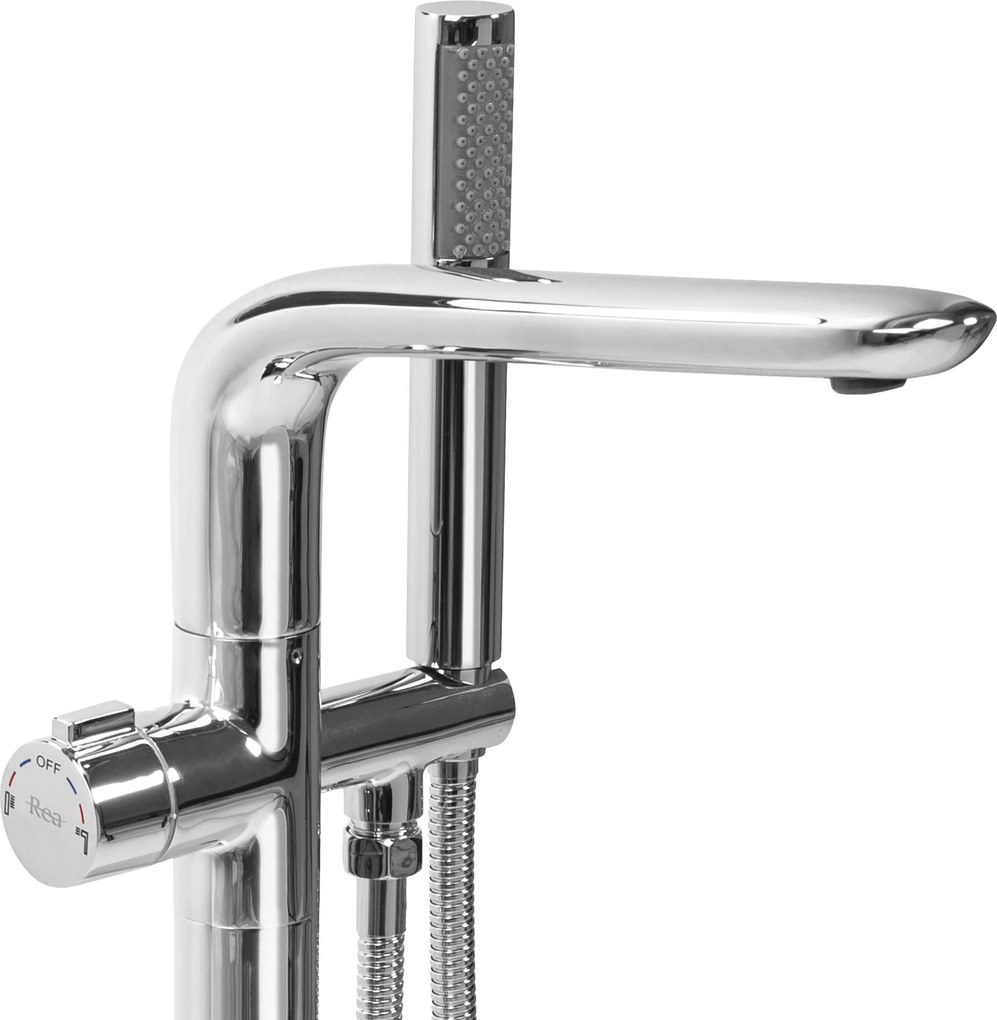 Vloeren  badmengkraan Rea Clark Chrom