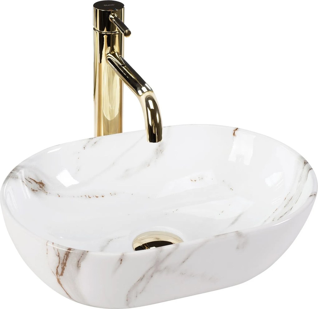 Opzetwastafel Rea AMELIA MINI AIAX SHINY