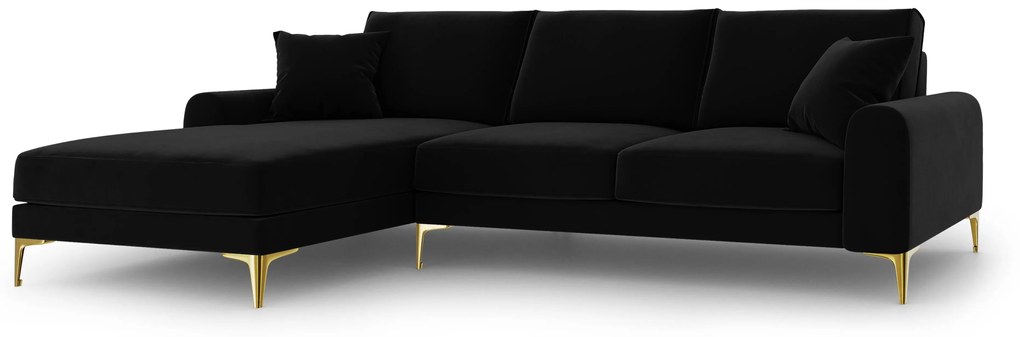 4.5-zitshoekbank Madara links velvet | Mazzini Sofas
