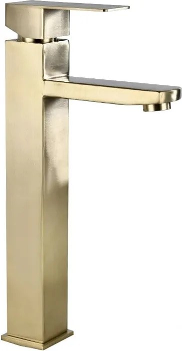 Mexen Emma hoge wastafelkraan, geborsteld goud - 71910-50