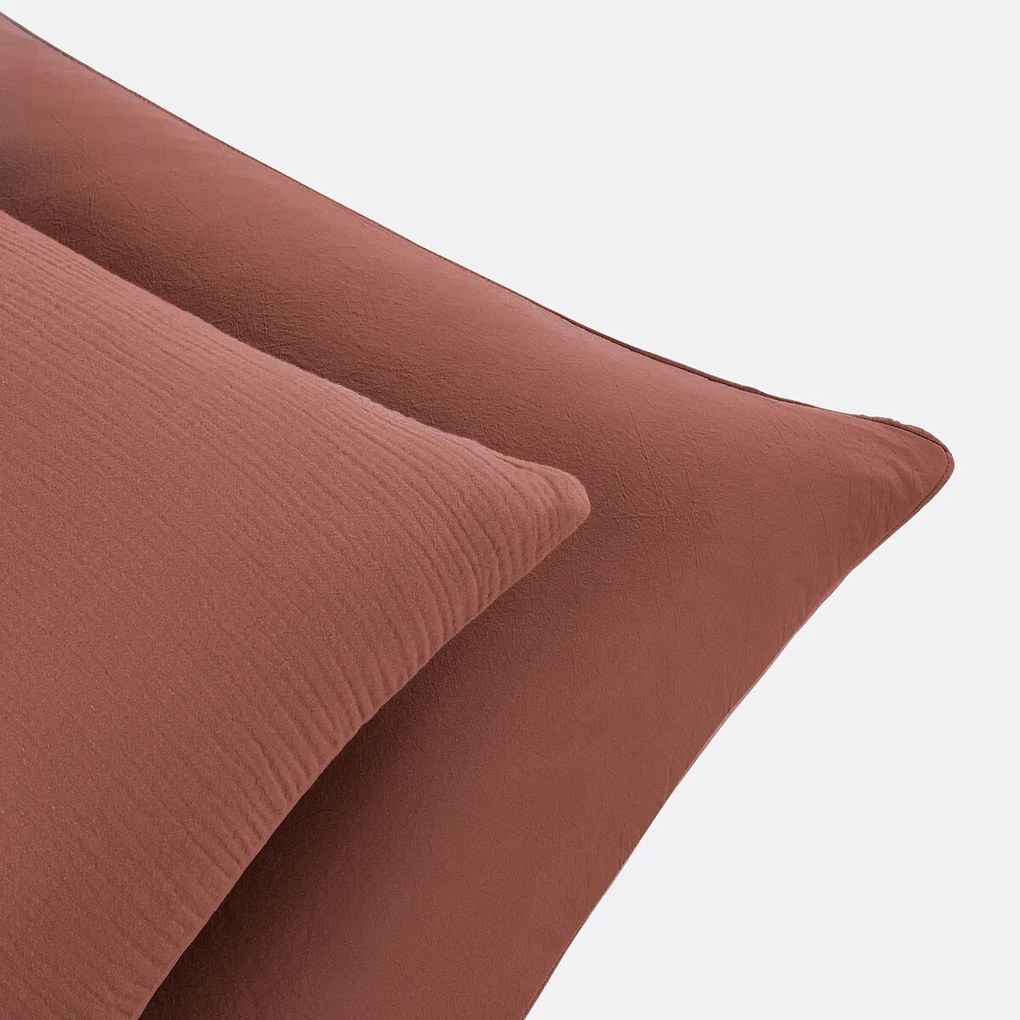 Kussenhoes, katoen gaas/gewassen katoen, KUMCO