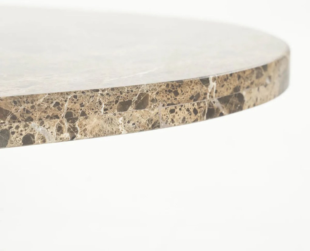 Eleonora Bradley Marmeren Salontafel Organische Vorm - 120 X 75cm.