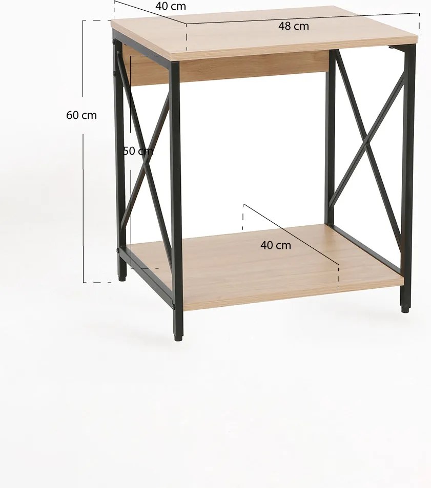 Lesly nachtkastje met lade