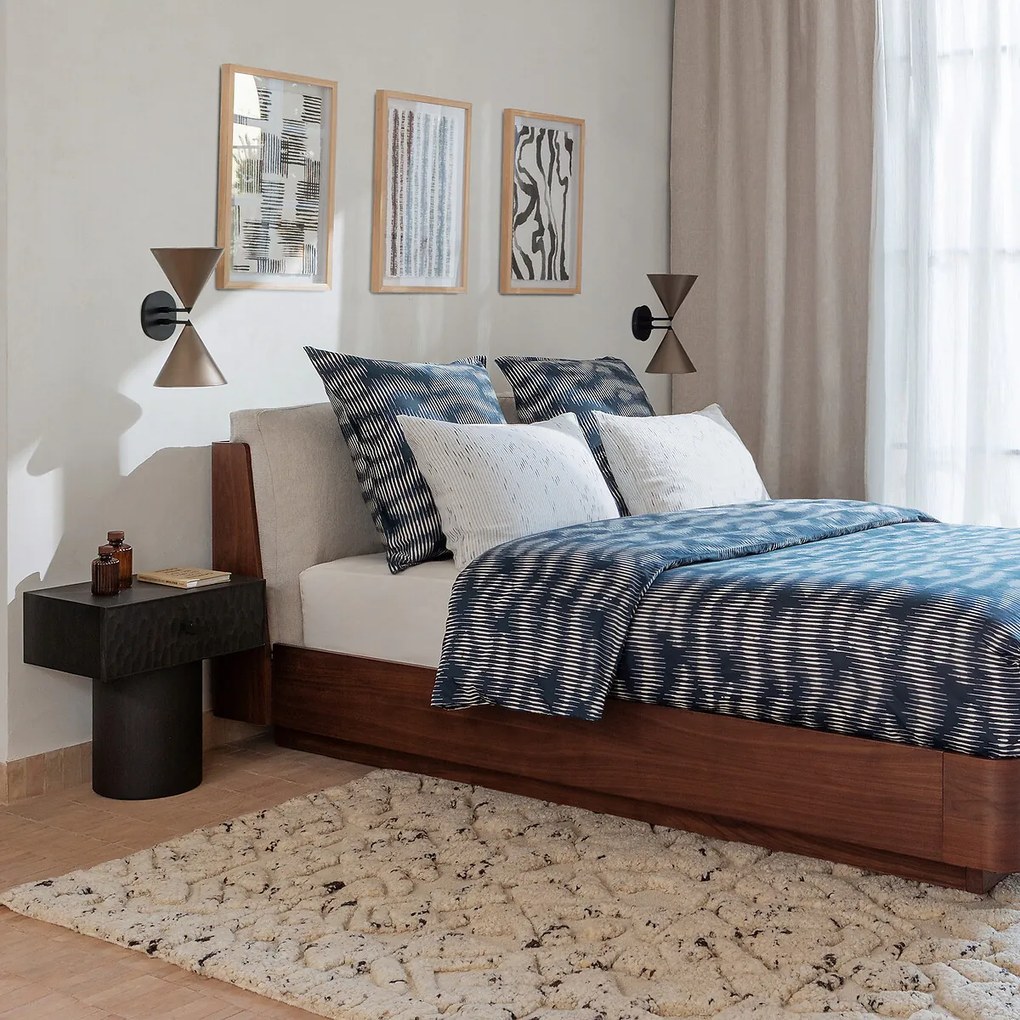 Wandlamp met dubbele kegel, Moke