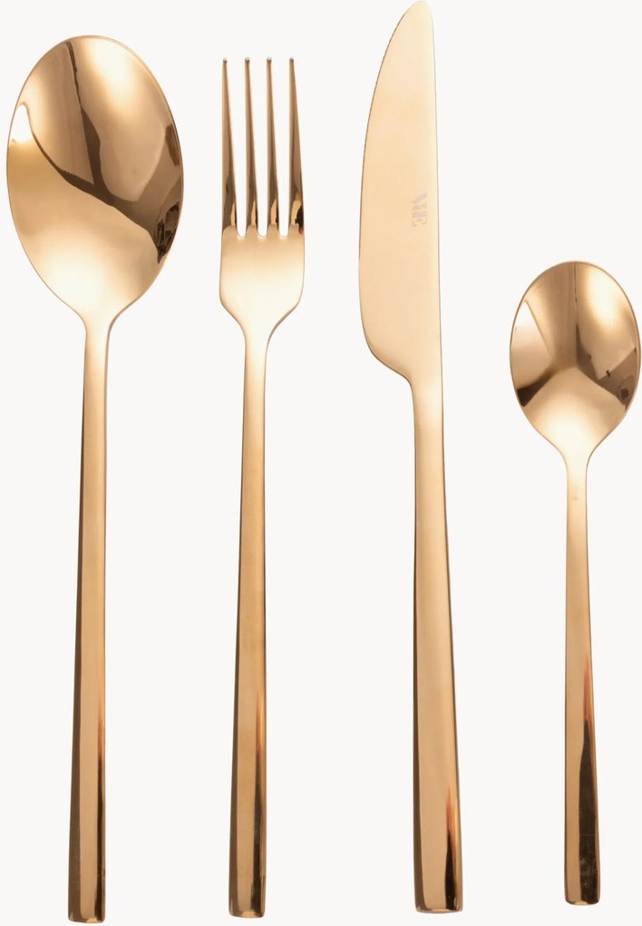 Hoogglans bestekset Stylo, 6 personen, 24-delig