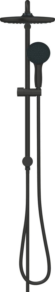 Grohe QuickFix Vitalio Start glijstangset met regendouche en 3 straalsoorten mat zwart