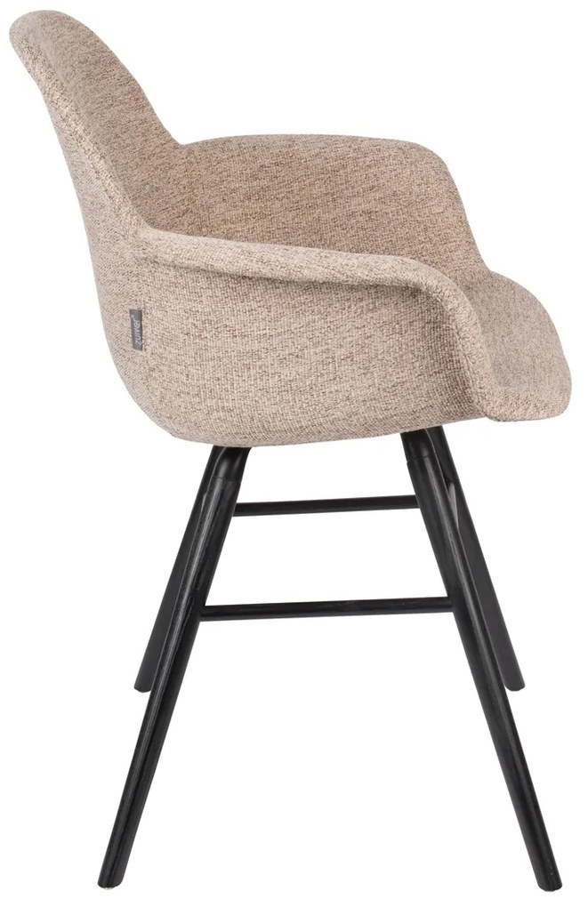 Zuiver Albert Kuip Soft Gestoffeerde Kuipstoel Met Arm Beige