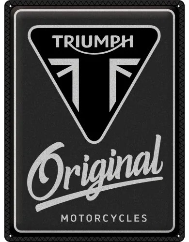 Metalen bord Triumph - Original Motorcycles