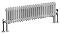 Eastbrook Imperia 2 koloms radiator 115x30cm 875W wit glans