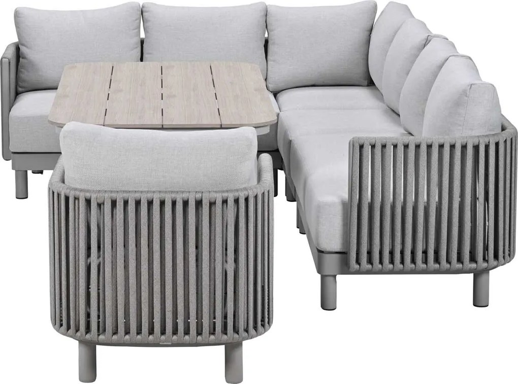 Garden Impressions Andong lounge dining set 6-delig - taupe