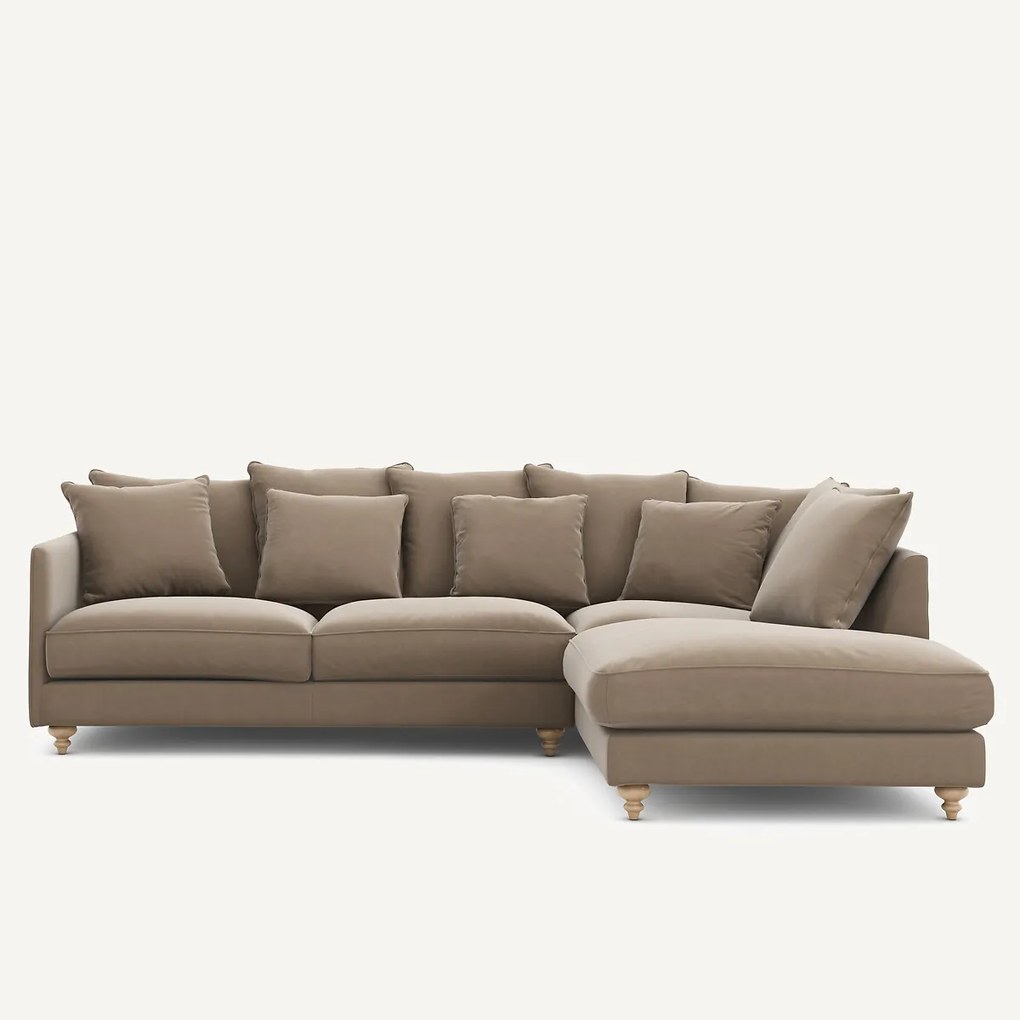 Fluwelen hoekslaapbank, Lazare