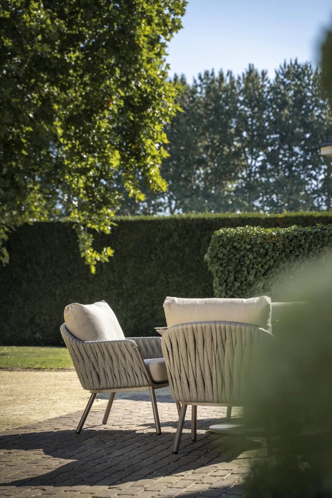Taste by 4 Seasons Cannes low dining tuinstoel terre SALE LoungestoelTuinstoel bruin weerbestendig