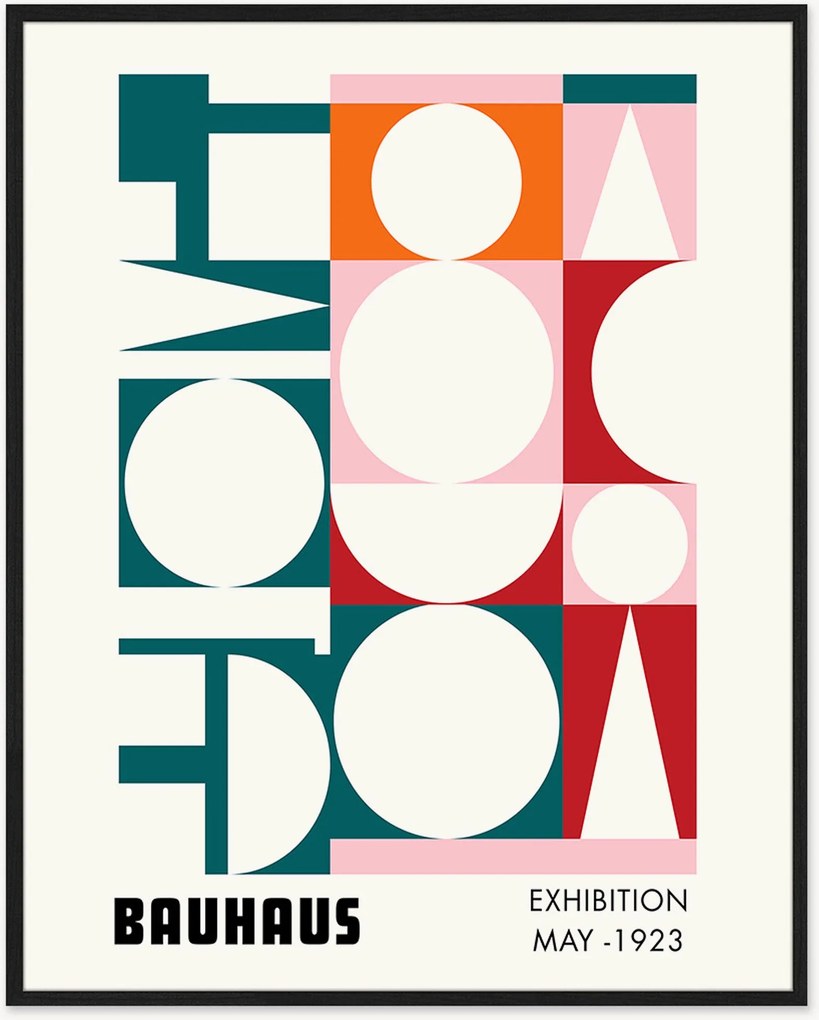 Ingelijste digitale print Bauhaus Exhibition May 1923