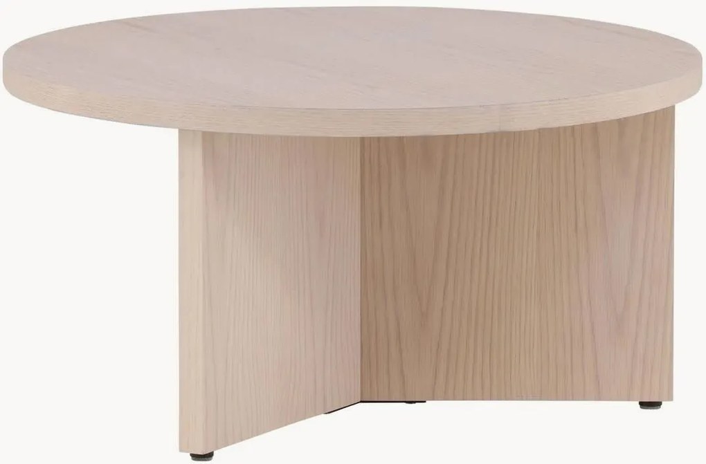 Ronde salontafel Saltö met houtlook, Ø 85 cm