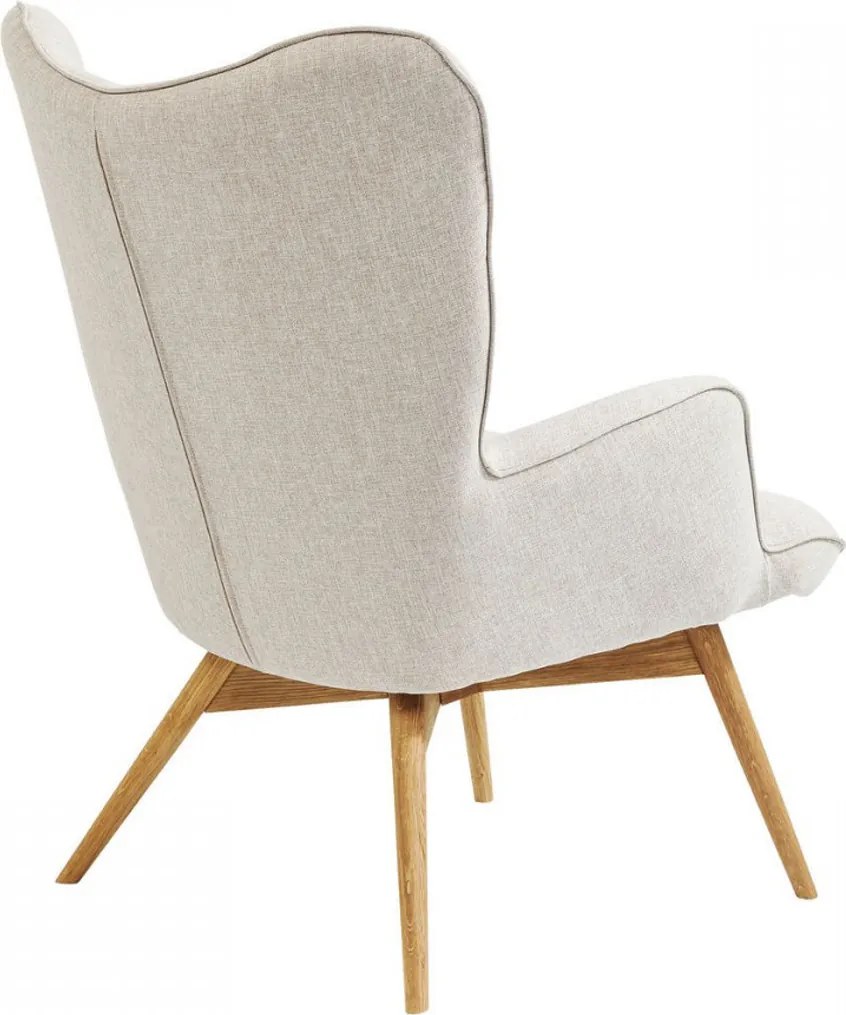 Oorfauteuil Retro Design Naturel