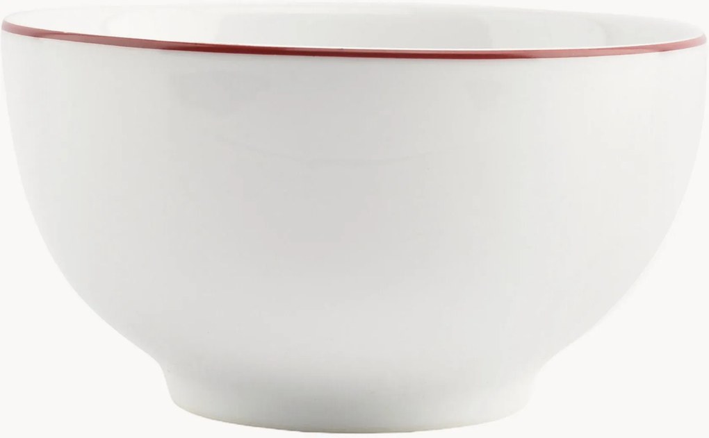 Porseleinen kleine schalen Basic White, 6-delig