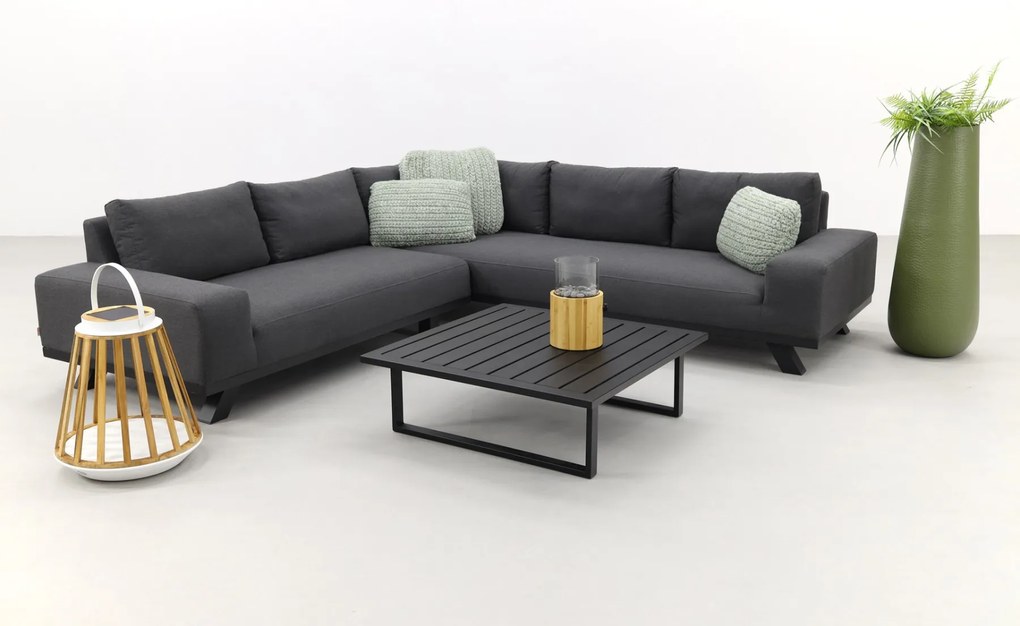 Barcelona/Cuba Sunbrella loungeset - Sooty - 3-delig OP=OP