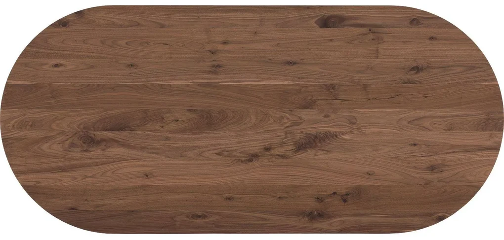 Goossens Excellent Eettafel Floyd, Semi rond 220 x 100 cm