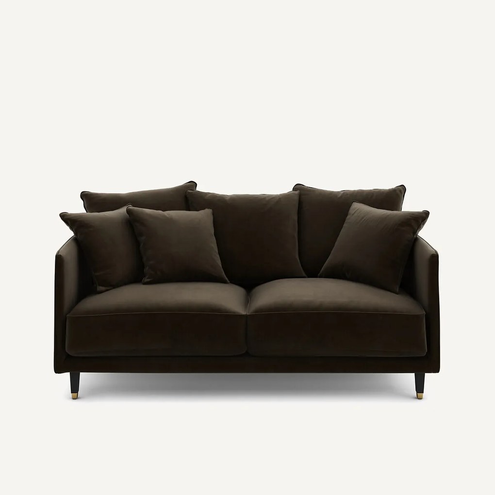 3-zits compacte fluwelen zetel, Lazare