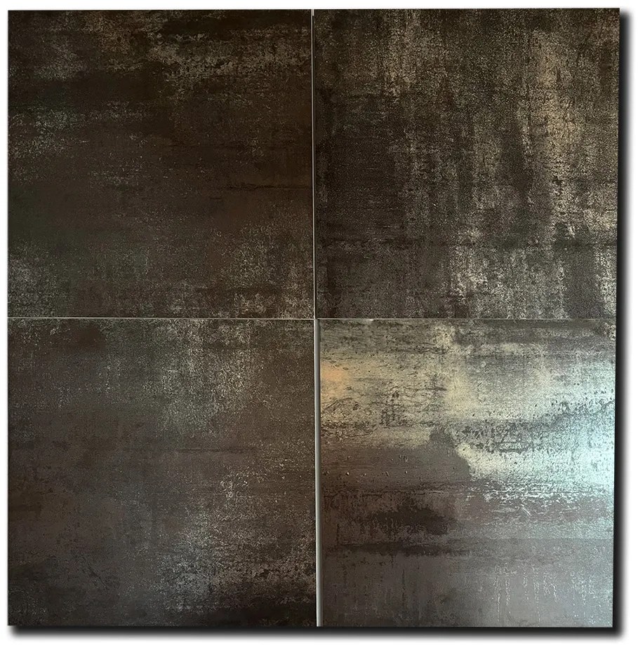 Vloertegel 30x60 Cm Metallook Metallica Roest Antraciet A110