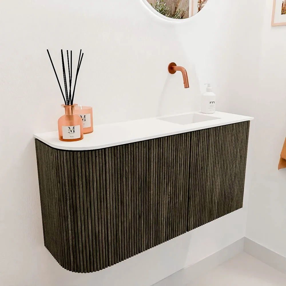 Commode Ronding Inkomhal Mondiaz Joya 80cm toiletmeubel ronding links shadow met wastafel faye ...