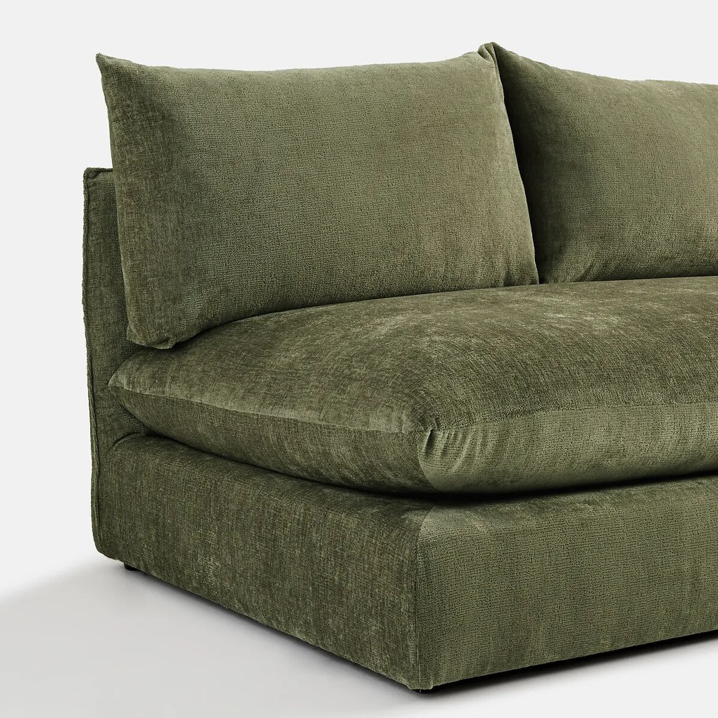 Malo modulaire 2-zits bank met textuurfluweel