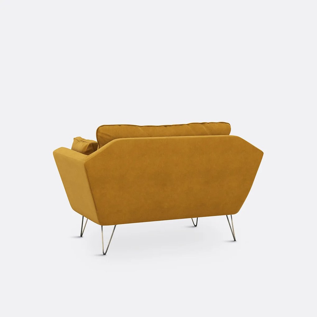 Fauteuil XL in fluweel Topim