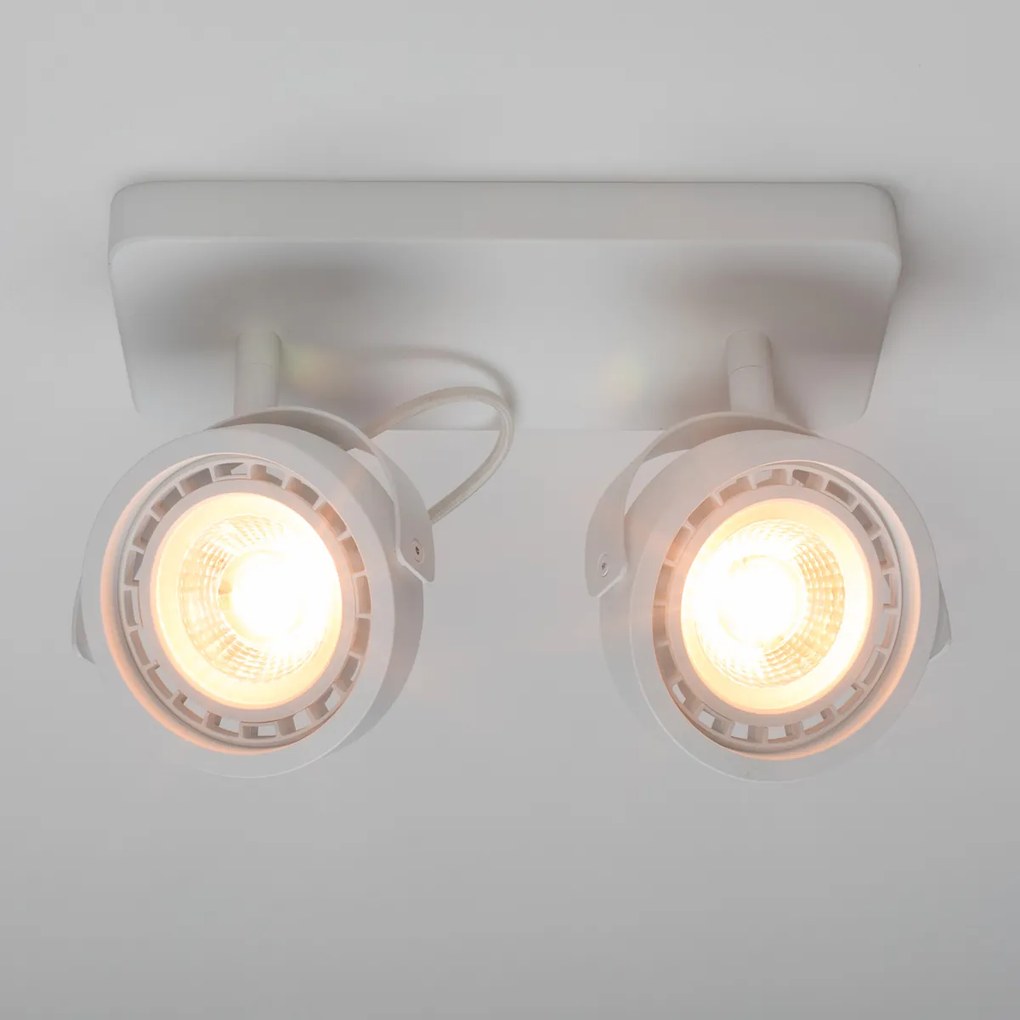 Zuiver Dice-2 DTW Dubbele LED Spot Wit