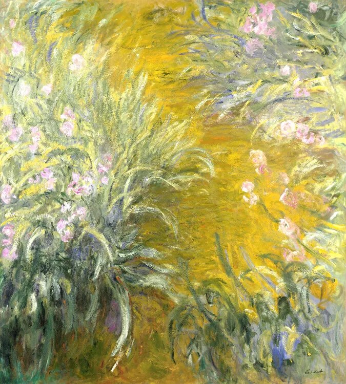 Kunstreproductie The Path through the Irises (1914–1917), Claude Monet