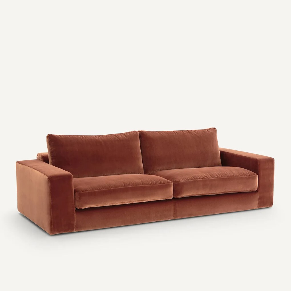 Sofa 3- of 4-zits, fluweel, Skander