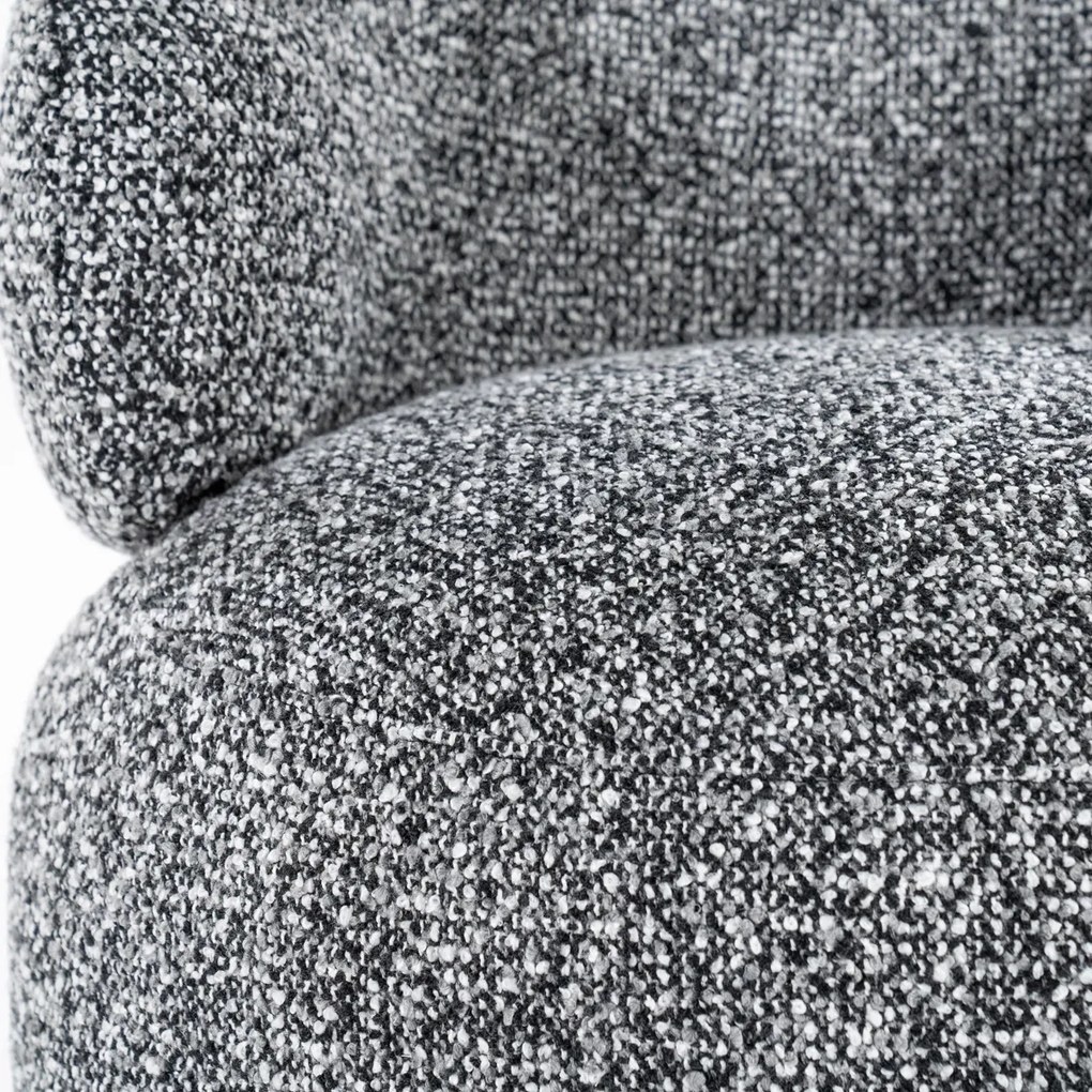 Eleonora Maeve Draaibare Fauteuil Rond Zwart