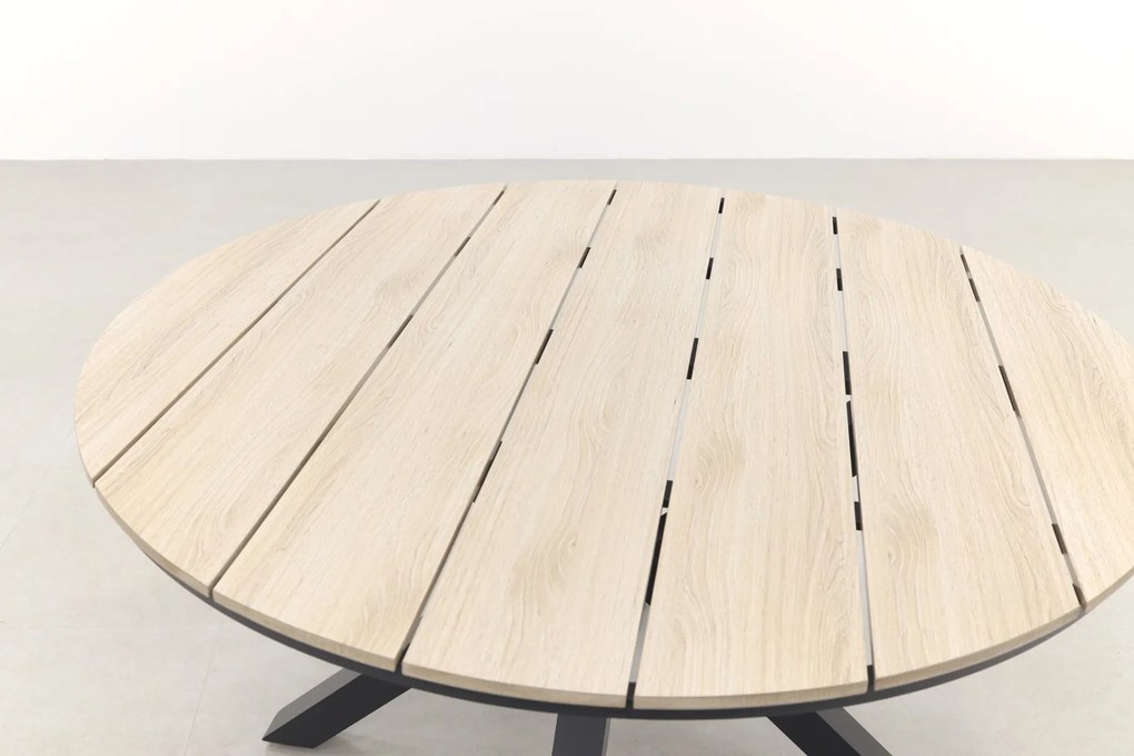 GI Edison ronde houtlook tuintafel Ø122 cm.