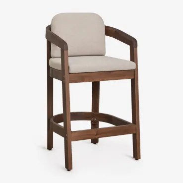 Hoge Kruk Van Acaciahout Uleno ↑65 Cm & Donker Acaciabruin - Sklum