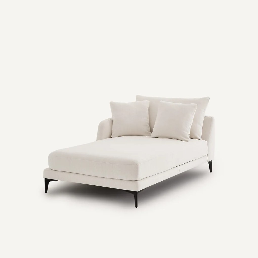 Longchair van polyester canvas, MODERNISTE, ontwerp Emmanuel Gallina