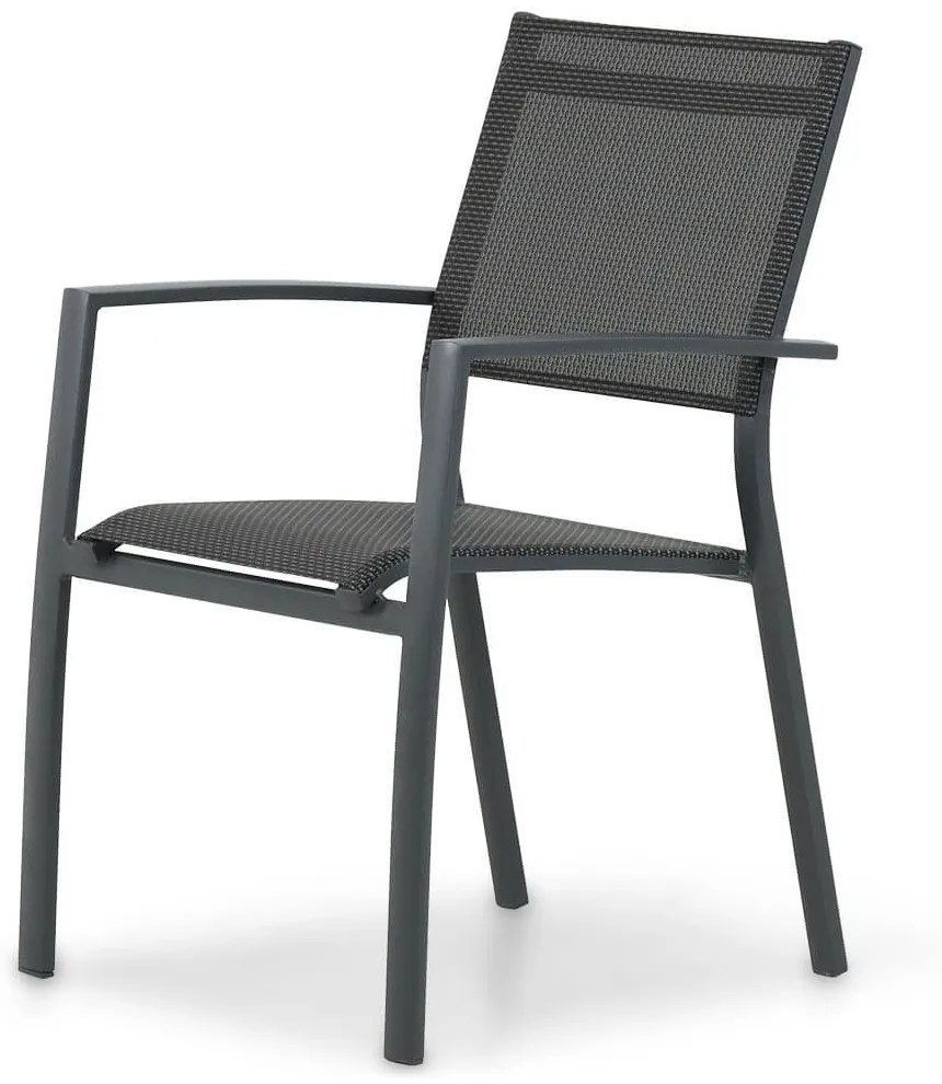 Tuinstoel stapelbaar Aluminium Grijs-antraciet Lifestyle Garden Furniture Sella